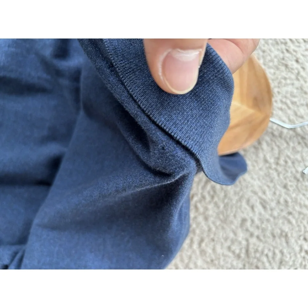 Polo Ralph Lauren Shirt Mens Flesh Pony XXL Navy Blue Soft Touch Long Sleeve‎